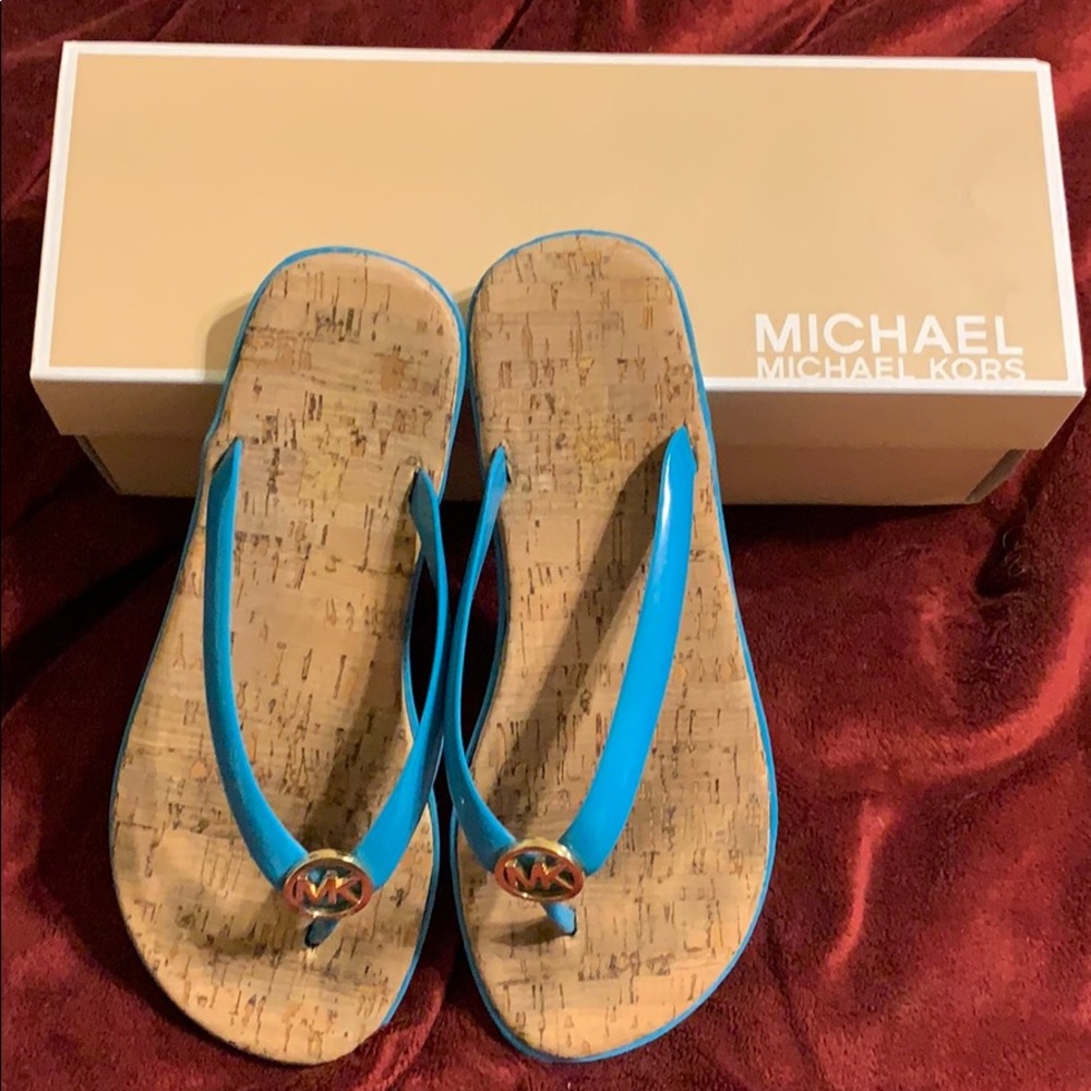 Michael Kors Jet Set Jelly flip flops